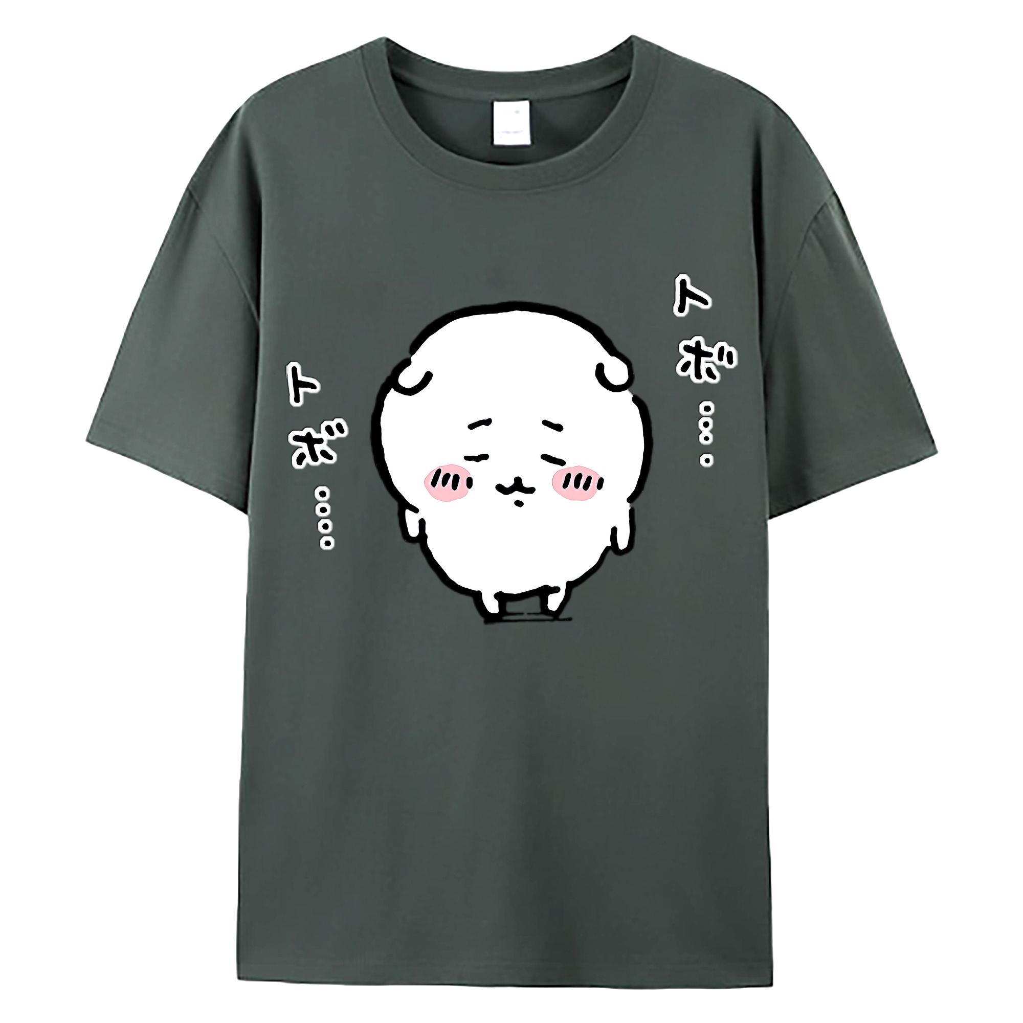（画像用） ちいかわ ちいかわ Chii-kawa chiikawa 綿100％ メンズ半袖Tシャツ｜肌触りやわらか＆通気性